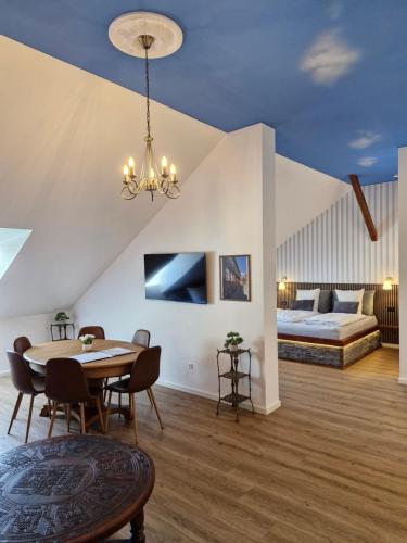 Postel nebo postele na pokoji v ubytování Gørdinglund Herregård Bed & Breakfast