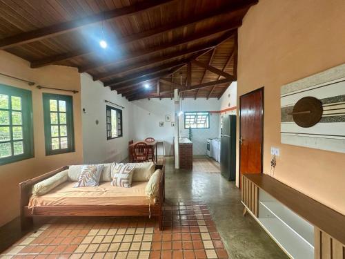 Ένα ή περισσότερα κρεβάτια σε δωμάτιο στο Atlântico