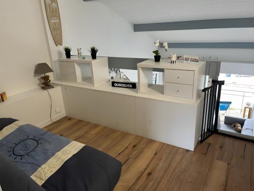 Η κουζίνα ή μικρή κουζίνα στο Superbe Appartement Vue Océan