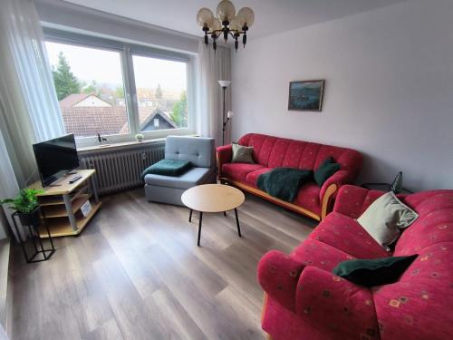 Posezení v ubytování NEU! Innenstadt inklusive Bettwäsche und Handtüchern, Kaffeevollautomat