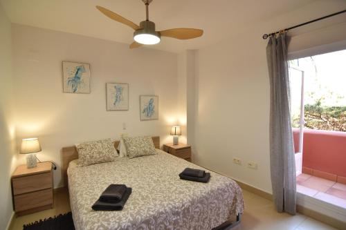 Postel nebo postele na pokoji v ubytování Wohnung Vista Al Mar