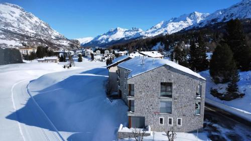 Nespecifikovaný výhled na hory nebo výhled na hory při pohledu z apartmánu