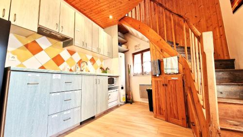 Η κουζίνα ή μικρή κουζίνα στο Âme Oléronaise dans hameau Oléronais