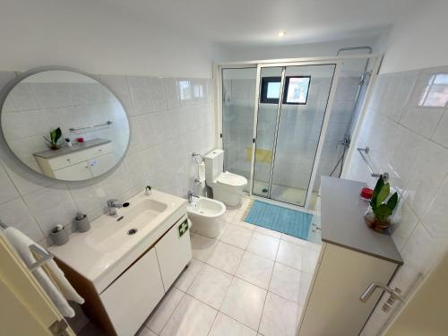 Koupelna v ubytování Vivenda Silva