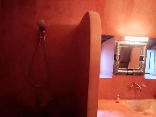 Koupelna v ubytování dar boumida