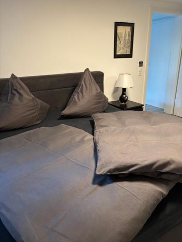 Postel nebo postele na pokoji v ubytování Ferien- bzw. Zeitwohnen Burglengenfeld » Apartment 2