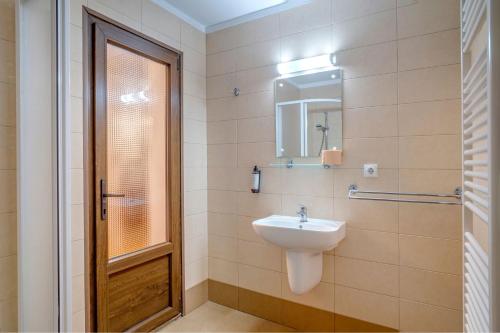 Koupelna v ubytování Casa Weidner