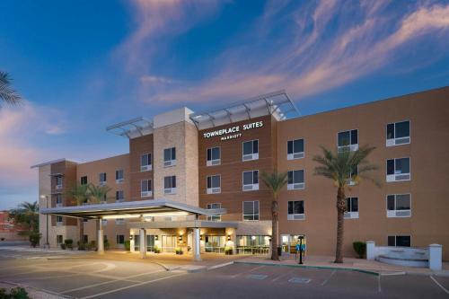 a rendering of the hampton inn suites palm springs hotel at TownePlace Suites by Marriott Phoenix Chandler/Fashion Center in Chandler