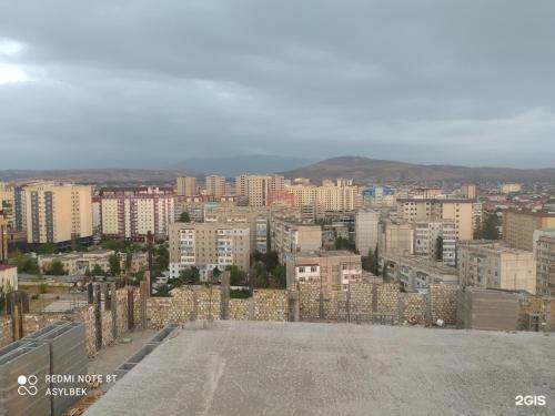 a view of a city from the top of a building at Action Djal in Bishkek