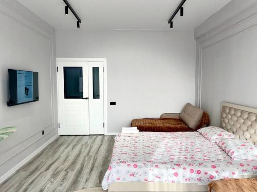 Llit o llits en una habitació de Action Djal