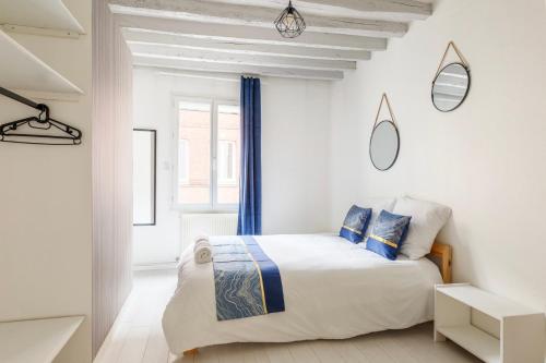 Maison de ville plein centre Rouen - TV 4K connecté - Patio - Wifi Fibre - 4 grande chambres - Proche parking gratuit - Lave Vaisselle - Lave linge
