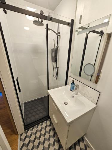 Koupelna v ubytování Inverness City Centre Studio Flat