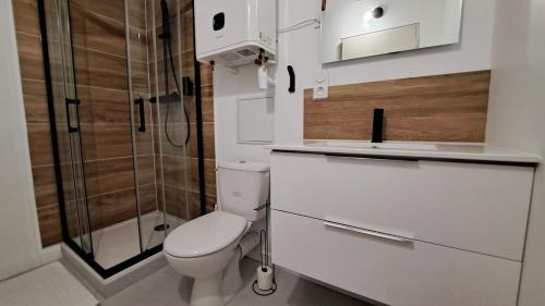 Koupelna v ubytování Les Clés Du Clocher