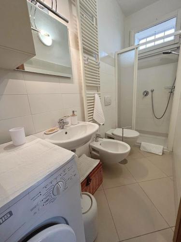 Koupelna v ubytování Il Nido dei Mondagli