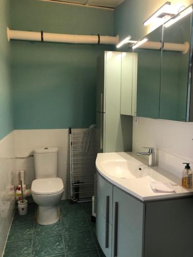 Koupelna v ubytování MANOIR le BOUT du PONT - GITE La PETITE MAISON