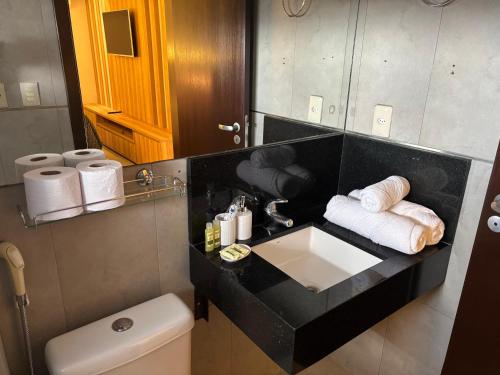 Ένα μπάνιο στο Flats no Hotel Mercure Belém Boulevard
