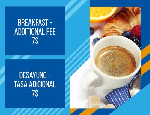 Opciones de desayuno para los huéspedes de ATLANTIC DREAM STUDIOS DELUXE playa LOS CORALES