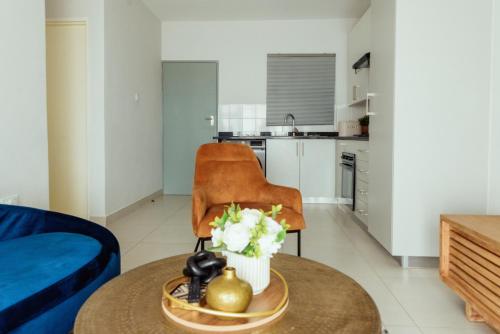 Küche/Küchenzeile in der Unterkunft Urban Bleu - Boutique Apartment