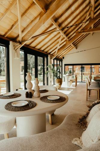 Posezení v ubytování B&B Zuidhoute