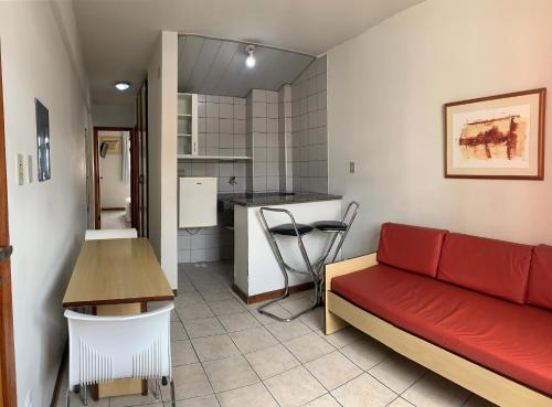 Η κουζίνα ή μικρή κουζίνα στο Solar Flat Hotel