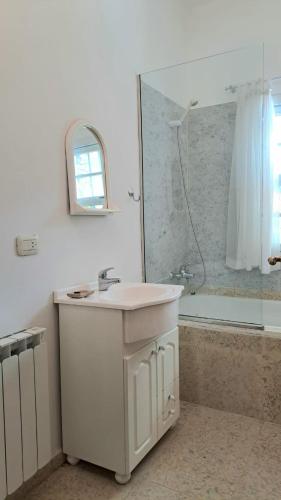 Koupelna v ubytování Casa Narnia