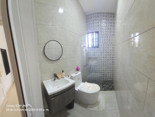 Koupelna v ubytování Playa las Canas