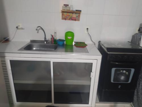 Kuchyň nebo kuchyňský kout v ubytování Acogedor Apartamento en Duitama
