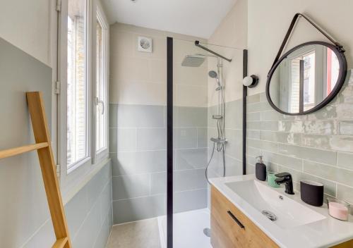 Koupelna v ubytování le cosy pantin