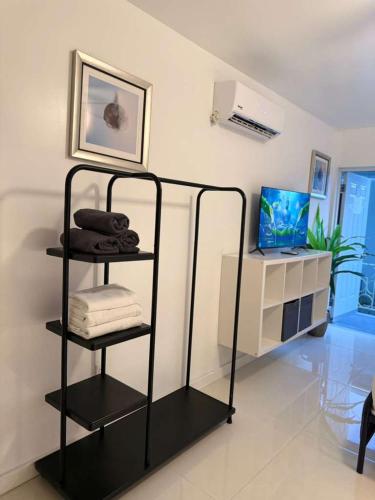 Giường trong phòng chung tại Boutique Apartments Flamingo