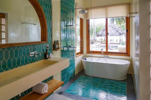 Koupelna v ubytování Villa Madu Mentawai