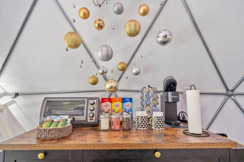 Köök või kööginurk majutusasutuses Campfire Hollow