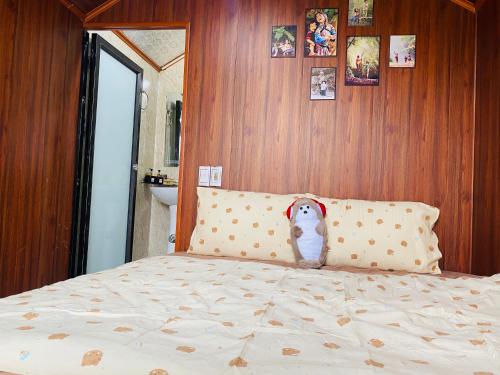 Ένα ή περισσότερα κρεβάτια σε δωμάτιο στο Homestay26