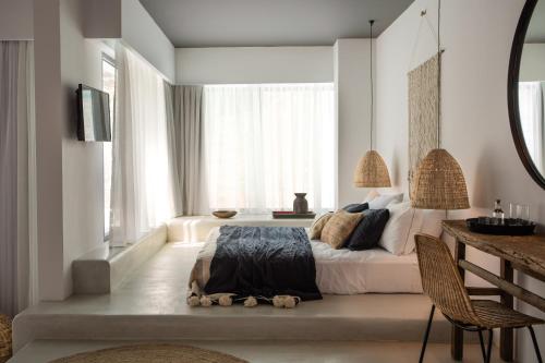 Katil atau katil-katil dalam bilik di Casa Cook Rhodes (Adults Only)