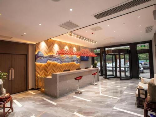 Posezení v ubytování Shell Hotel Tai'an Feicheng Longshan Road