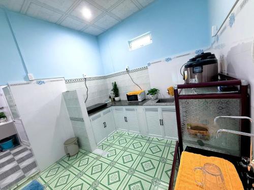 Koupelna v ubytování Nhà xanh Homestay