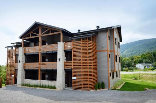 Widok na góry z tego apartamentu