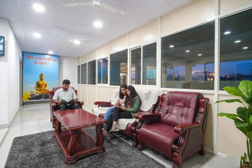 Posezení v ubytování Hotel lord Jaggannath Plaza