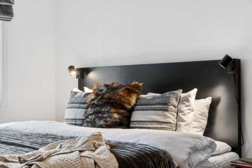 Ένα ή περισσότερα κρεβάτια σε δωμάτιο στο Fjellvangvegen 11 by Vacation Trysil