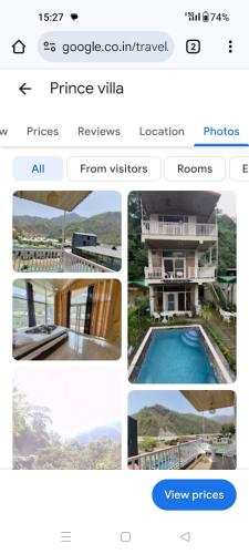 Πισίνα στο ή κοντά στο Prince villa