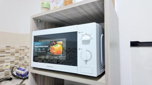 Η κουζίνα ή μικρή κουζίνα στο Résidence Maison des Anges