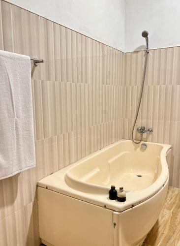 Ένα μπάνιο στο Pavlin Lodge