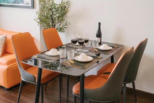 Posezení v ubytování Hermes Housing- Masteri West Heights