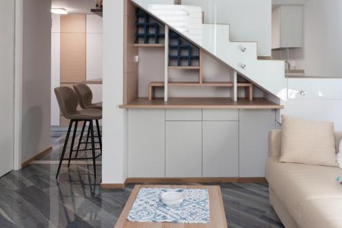 Χώρος καθιστικού στο Casa di zia Nunzia