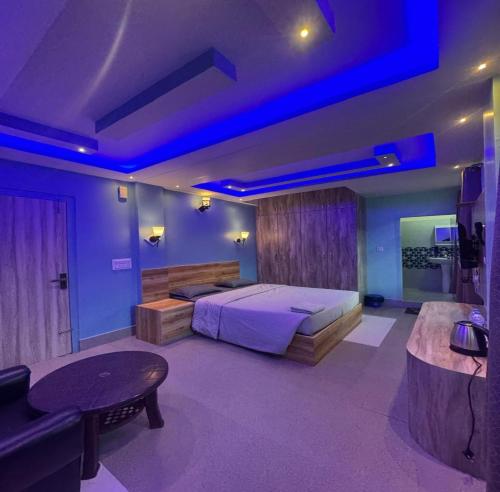 Ένα ή περισσότερα κρεβάτια σε δωμάτιο στο Lahaven Guest House