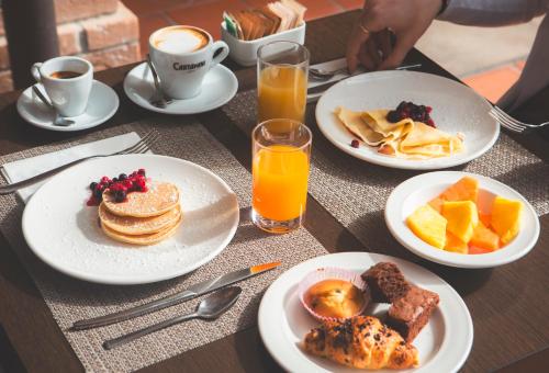 Eten bij of ergens in de buurt van het hotel


