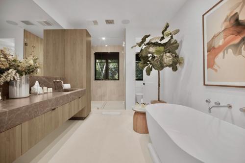 Koupelna v ubytování Kraft Villa