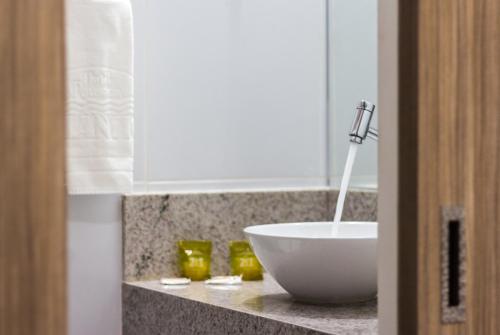 Koupelna v ubytování Hotel Pousada Atlântica