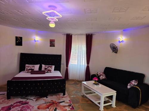 Istumisnurk majutusasutuses Bustani Luxury Cottages Tsavo