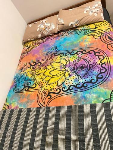 Ένα ή περισσότερα κρεβάτια σε δωμάτιο στο Messianic guest house