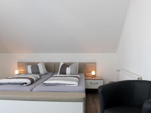 Ένα ή περισσότερα κρεβάτια σε δωμάτιο στο Ferienwohnung Niemeier